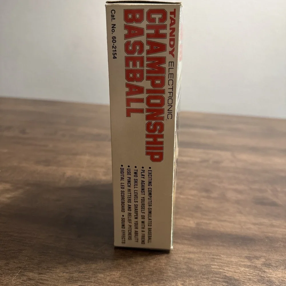 Vintage Tandy Championship Baseball Handheld Electronic Game 60-2154